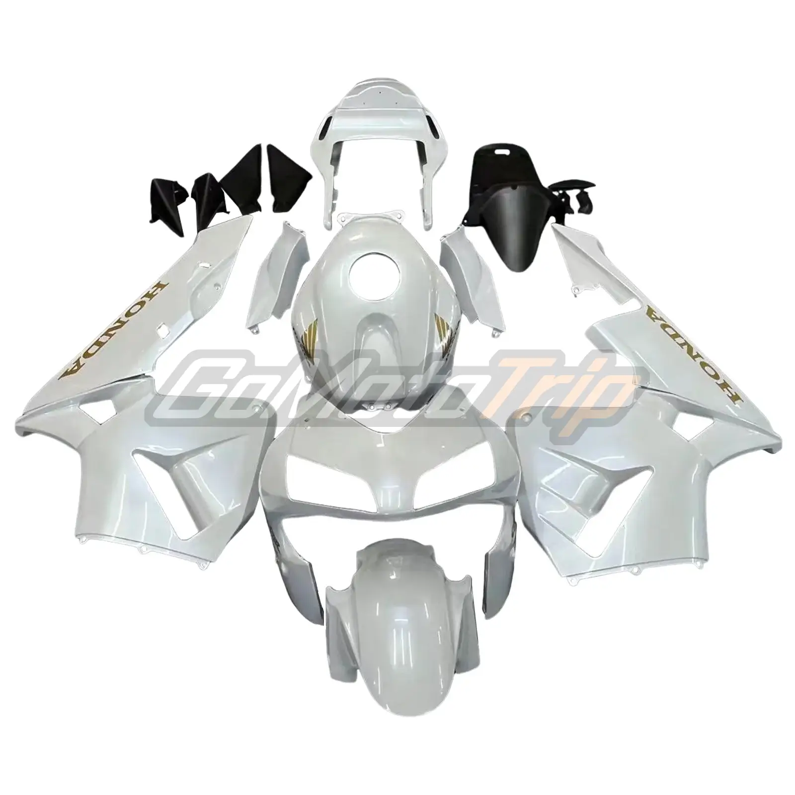 2003-2004 Honda CBR600RR Pearl White Fairing 1