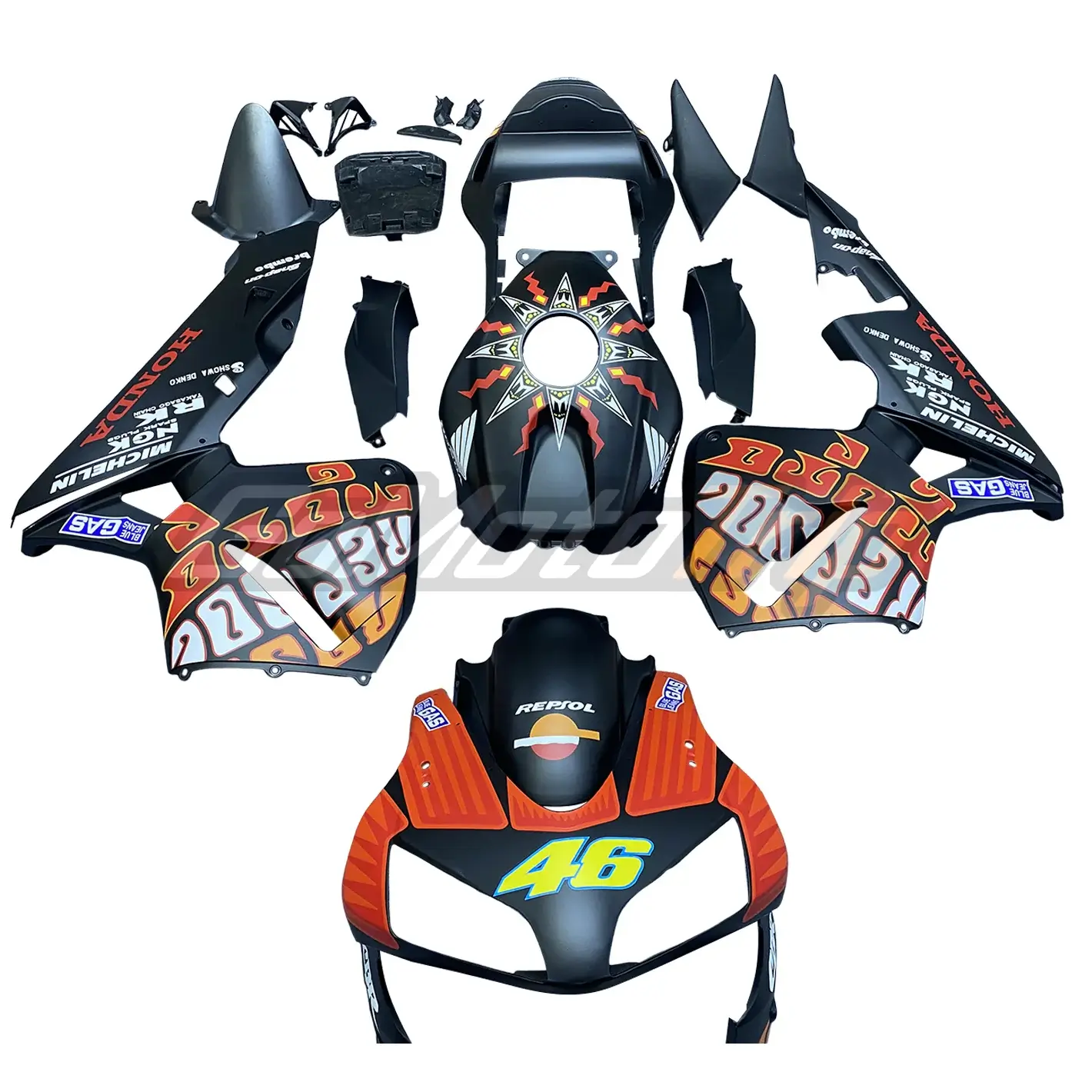 2003-2004 Honda CBR600RR Rossi Fairing 1