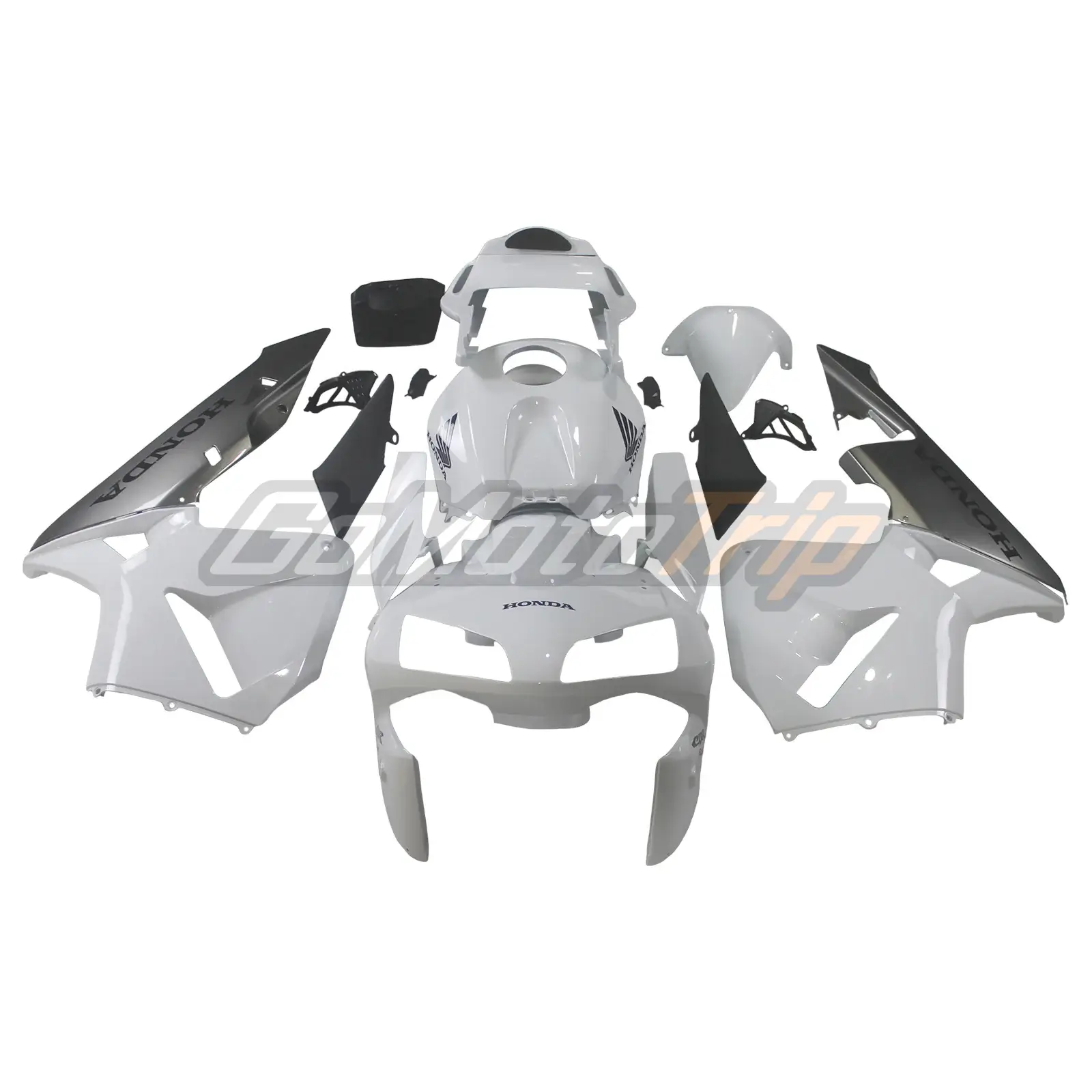 2003-2004 Honda CBR600RR White Fairing 1