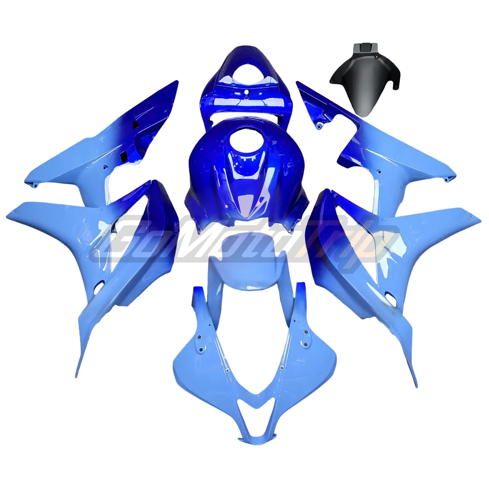 2007-2008 Honda CBR600RR Gradient Blue Fairing 1