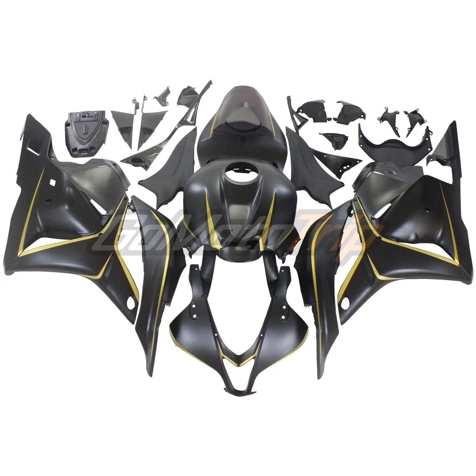 2009-2012 Honda CBR600RR Black Fairing2 1