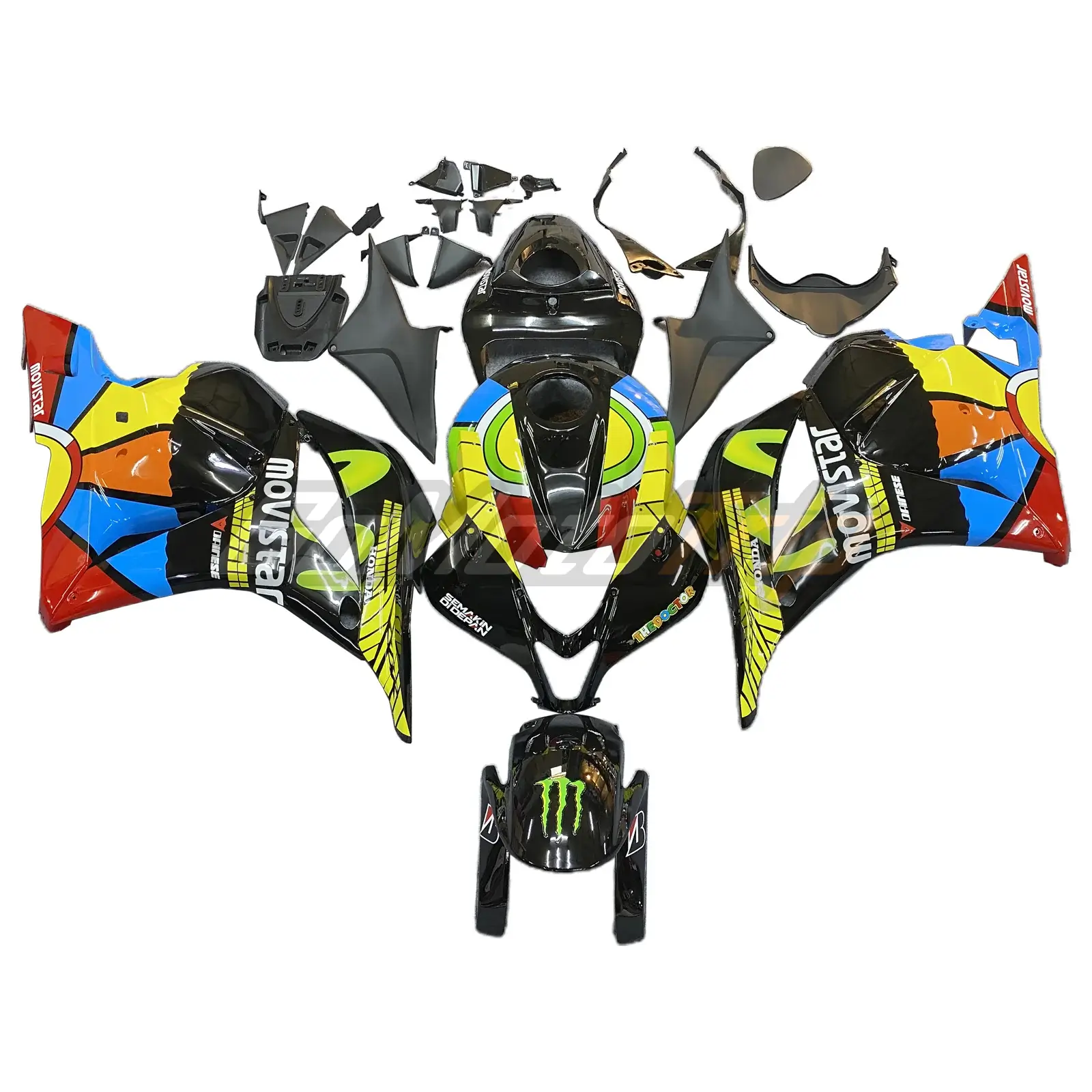 2009-2012 Honda CBR600RR Rossi 300th GP Fairing 1