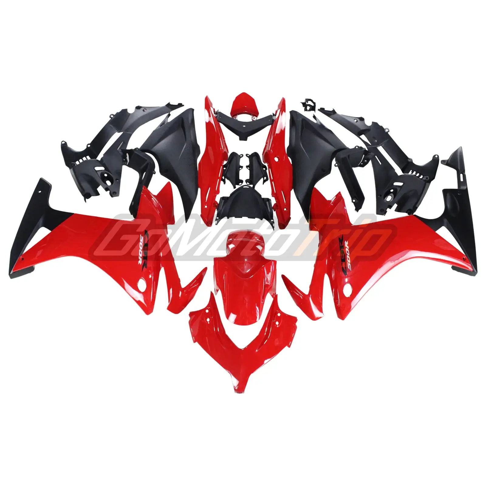 2013-2015 Honda CBR500R Red Fairing 1
