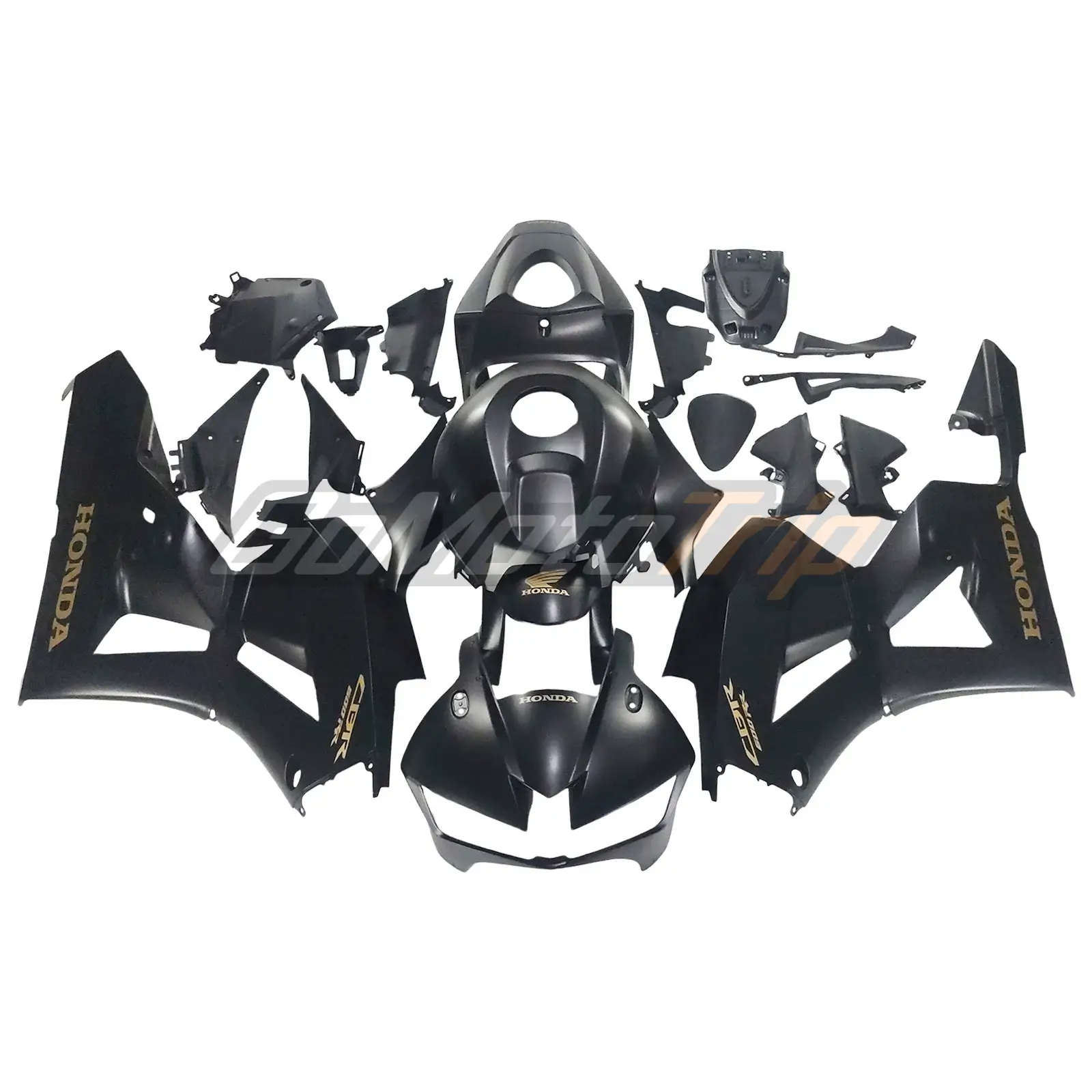 2013-2020 Honda CBR600RR Black Fairing2 1
