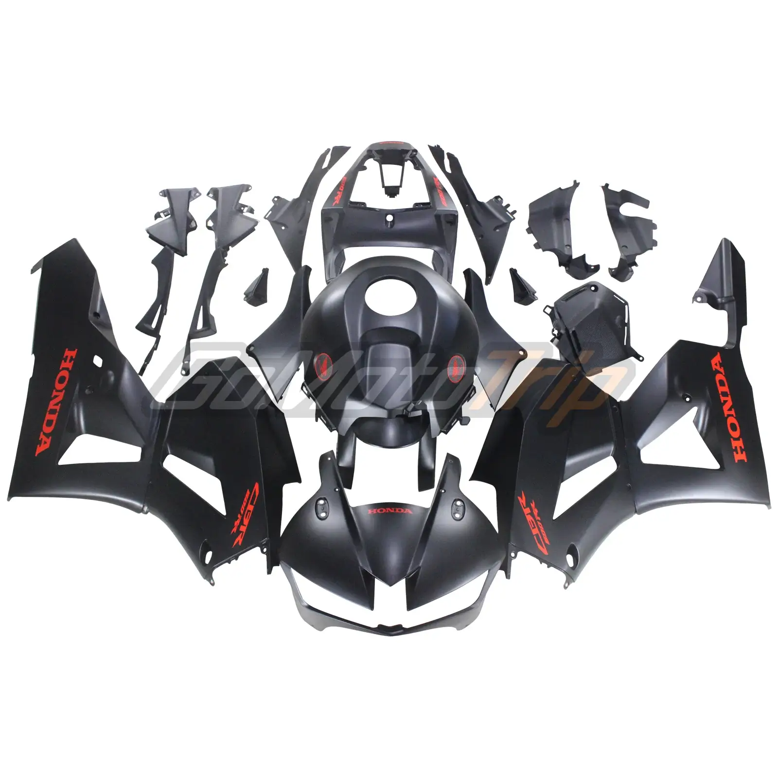 2013-2020 Honda CBR600RR Black Fairing3 1