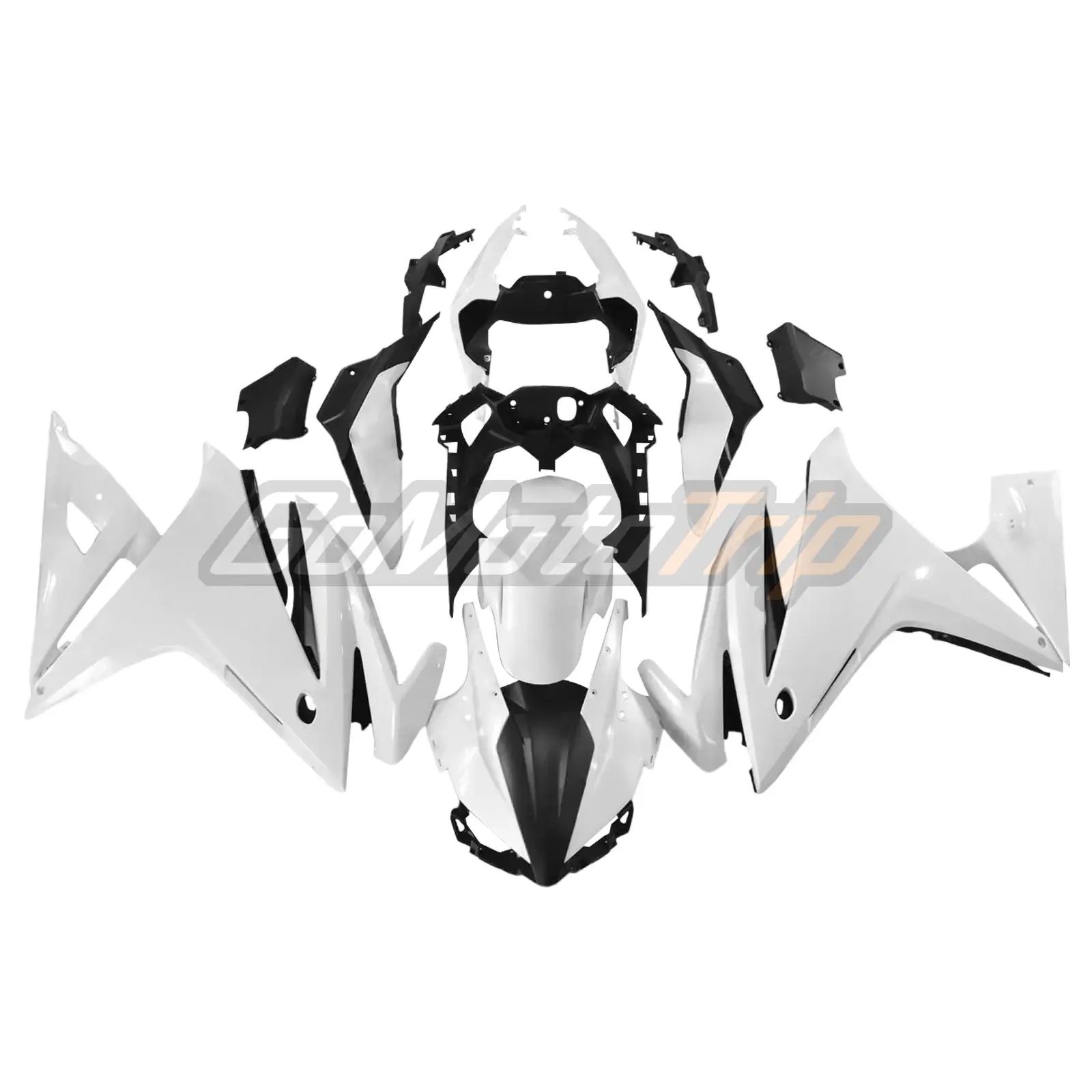 2016-2018 Honda CBR500R White Fairing