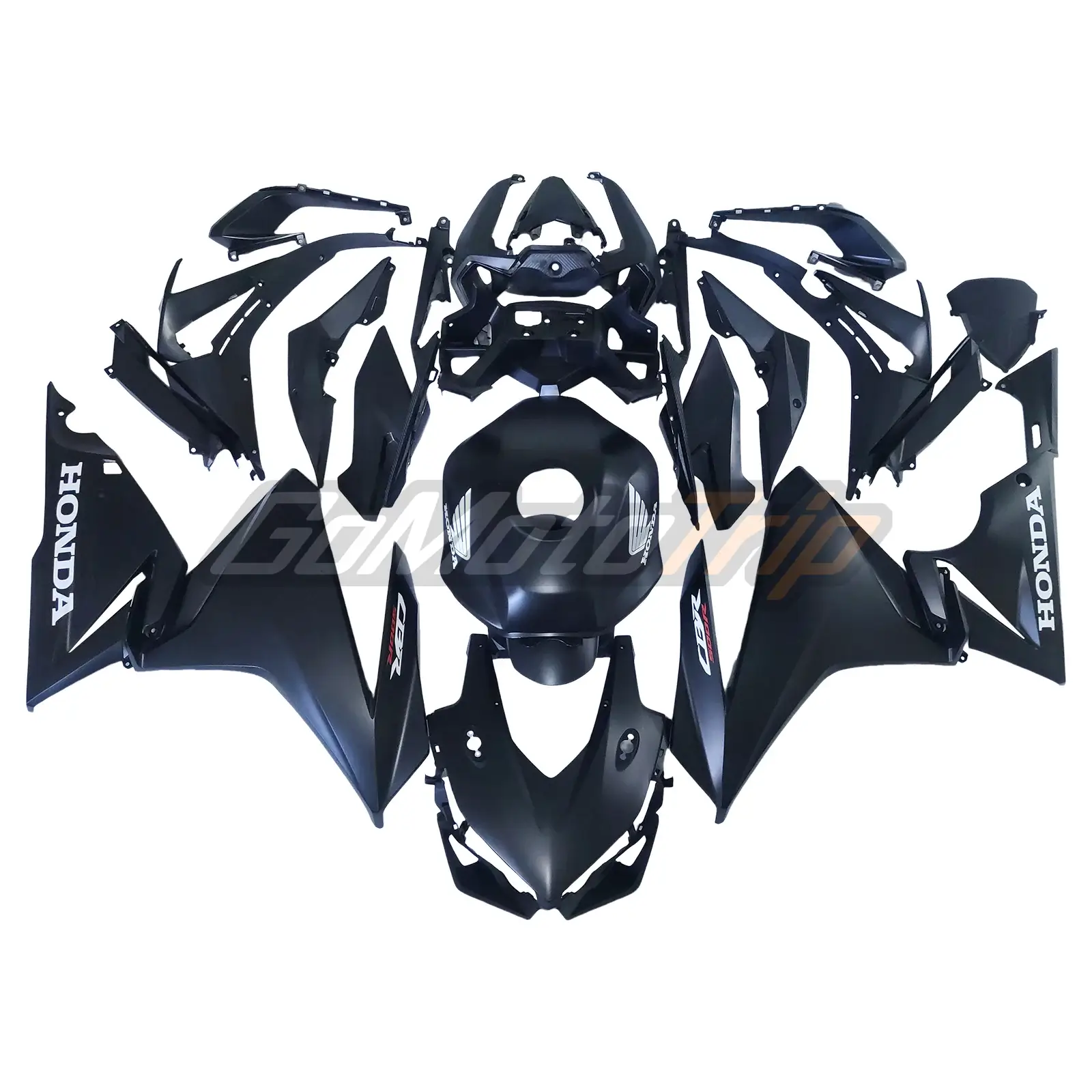 2019-2023 Honda CBR500R Black Fairing2 1