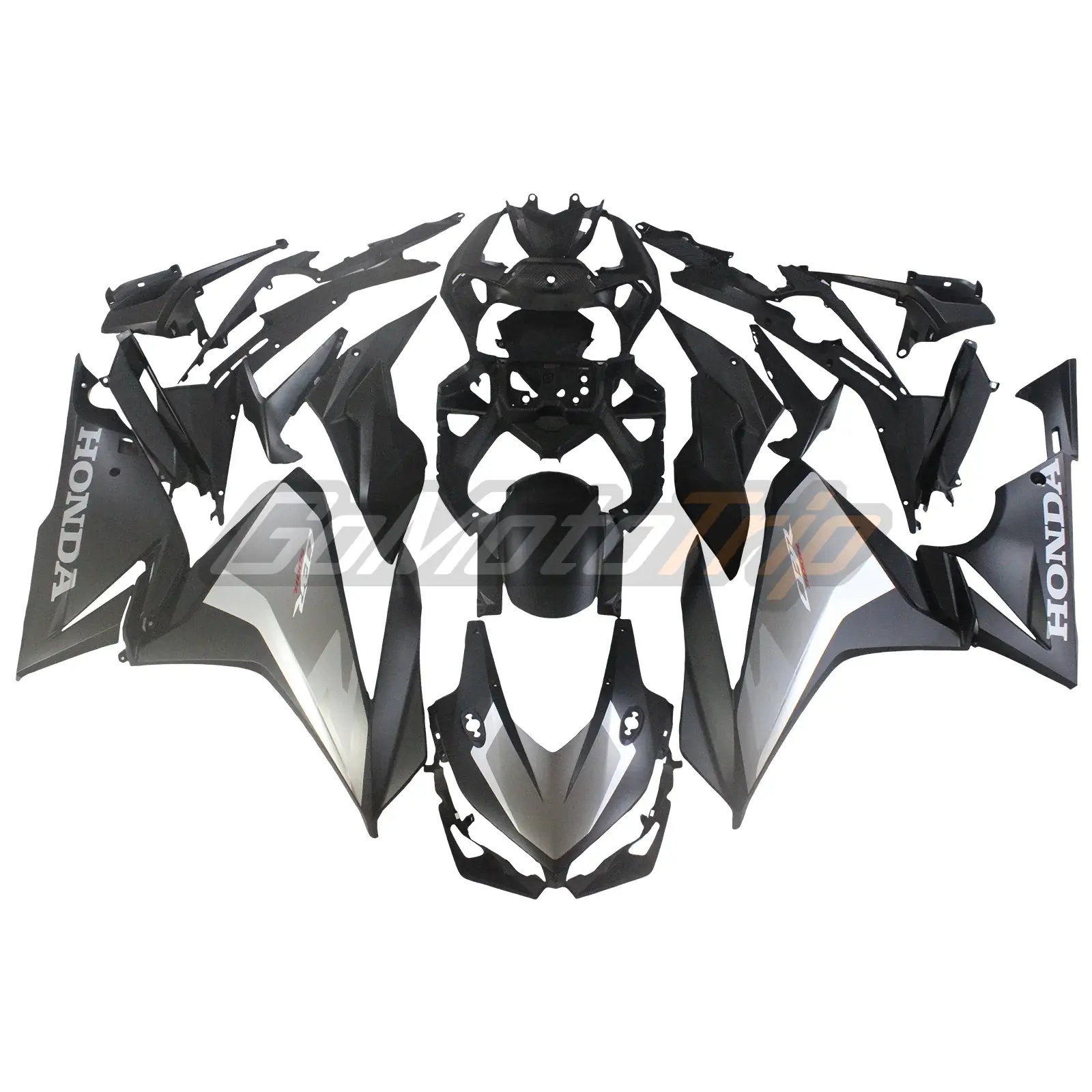 2019-2023 Honda CBR500R Black Gray Fairing 1