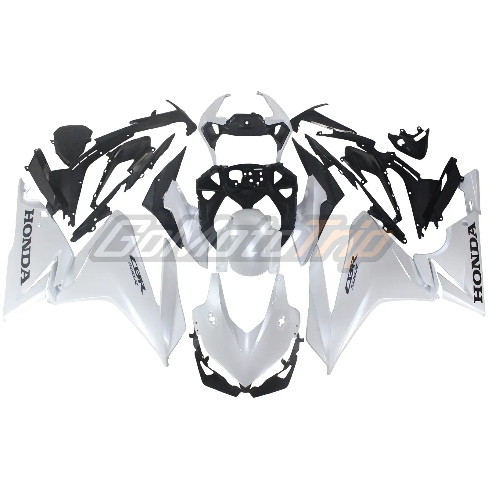 2019-2023 Honda CBR500R Pearl White Fairing 1