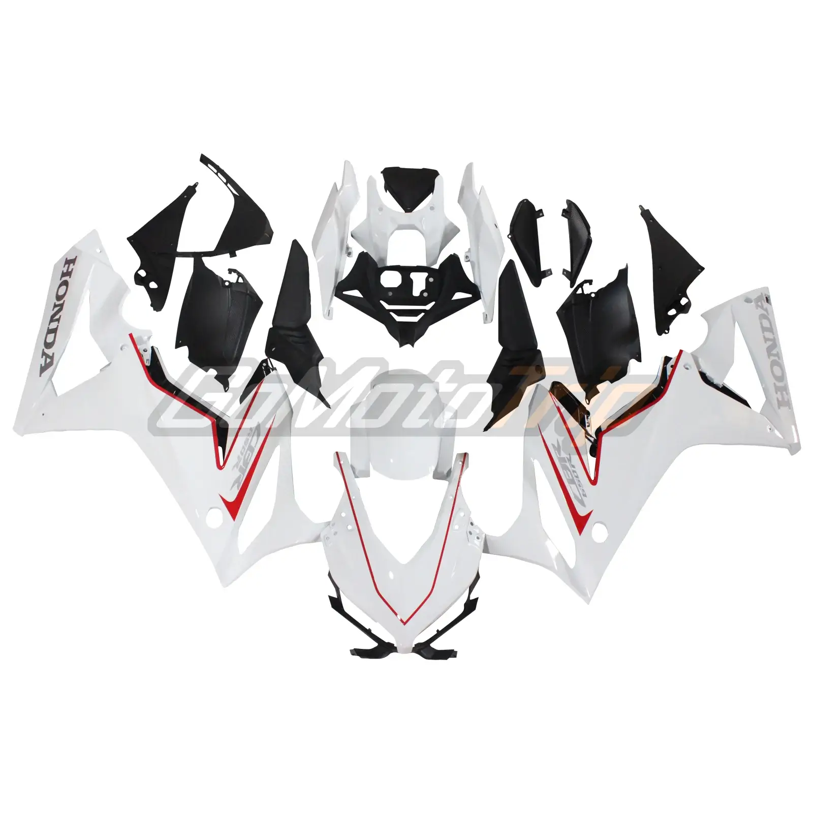 2019-2023 Honda CBR650R White Fairing 1