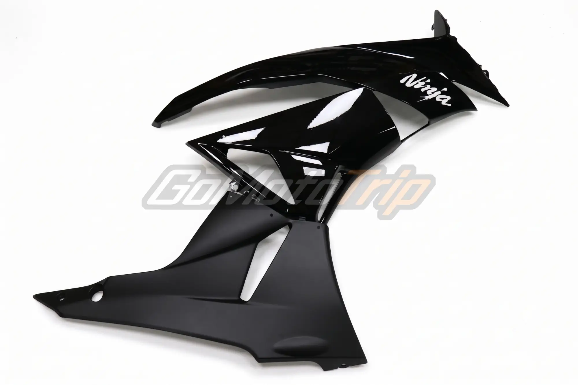 2009 2012 Kawasaki Ninja Zx 6R Black Fairing 8 - Gomototrip 2009-2012 Kawasaki Ninja ZX-6R Black Fairing 8