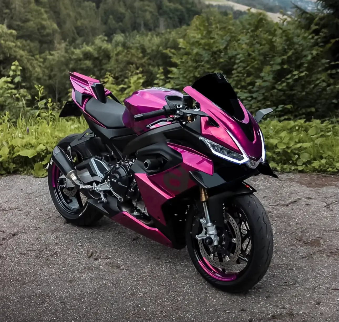 Aprilia Rs660 Metallic Purple - Gomototrip Aprilia RS660 Metallic Purple