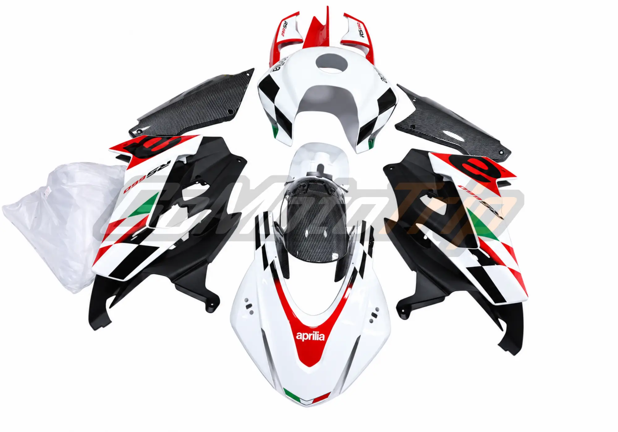 Aprilia RS660 Chequered Flag Livery Fairing 1